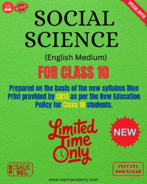 Class 10 Social Science (CBSE 2025) | English Medium Chapter-wise Solutions PDF